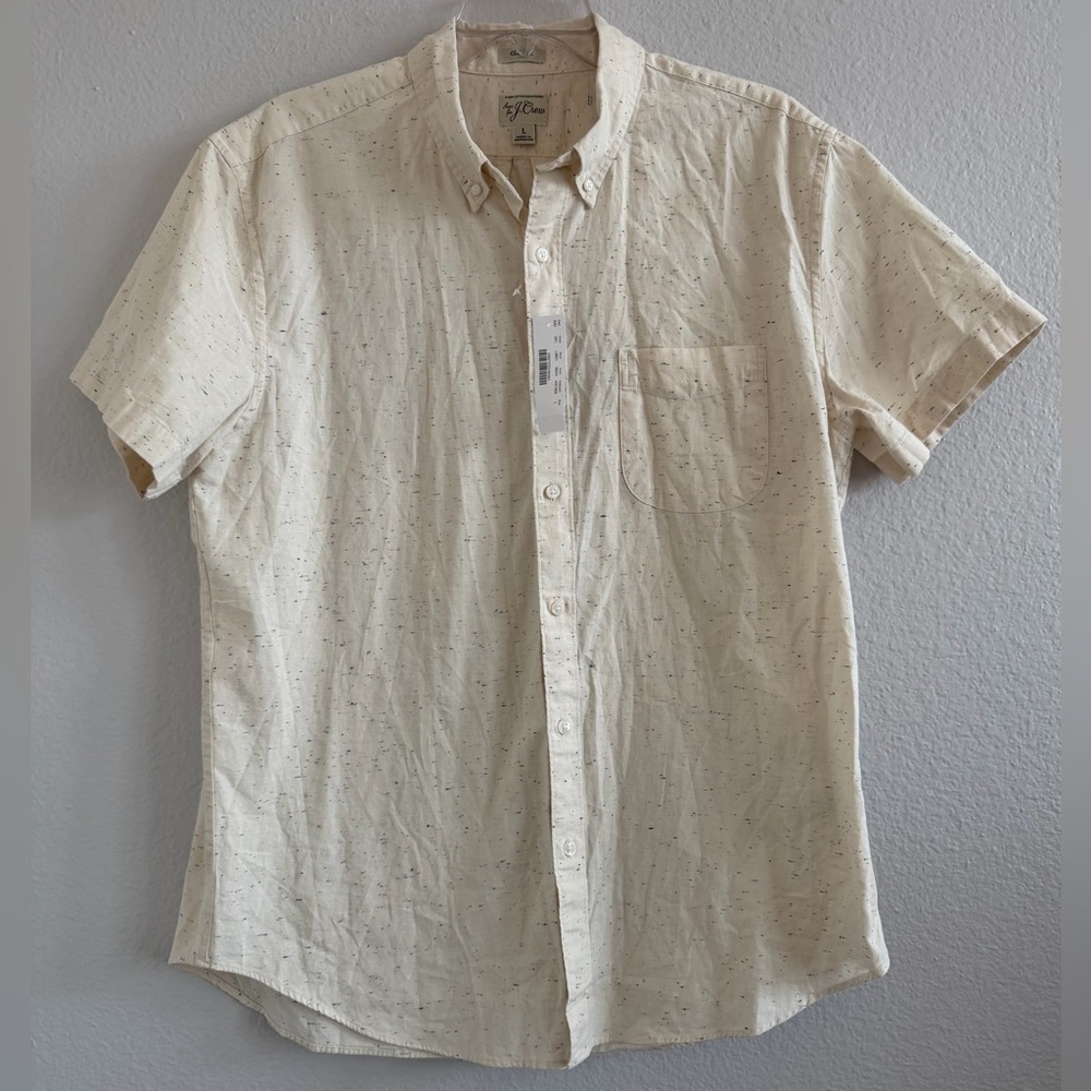 J.Crew “Every Stitch Considered” Short-Sleeve Button-Down